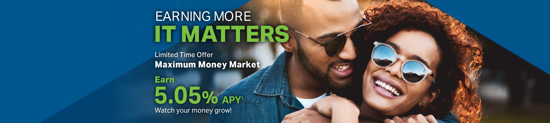 Earning More - It Matters. Limited Time Offer on Maximum Money Market. Earn 5.05APY 1 Watch Your Money Grow!