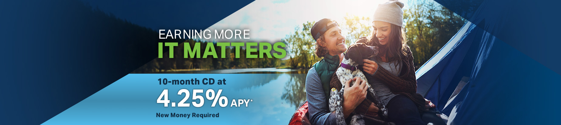 Earning More, It Matters - 10-month CD at 4.25% APY* - New Money Only
